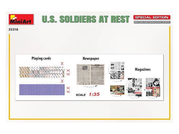 MiniArt 1/35 US Soldiers at Rest Special Edition | 4820183313621