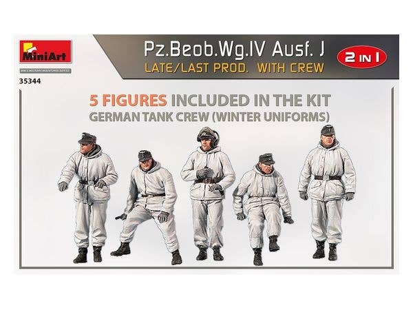 MiniArt 1/35 Pz.Beob.Wg.IV Ausf. J Late/Last Prod. 2 in 1 with Crew | 4820183313355