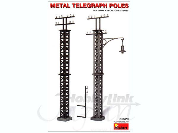 MiniArt 1/35 Metal Telegraph Poles | 4820041101674