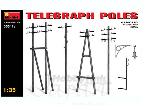 MiniArt 1/35 Telegraph Poles | 4820041101650