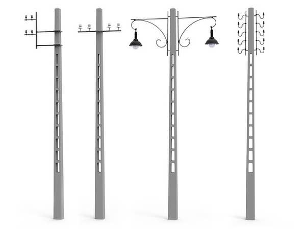 MiniArt 1/35 Concrete Telegraph Poles | 4820183310446