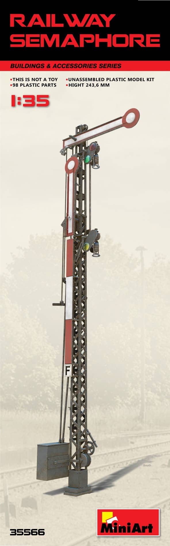 MiniArt 1/35 Railway Semaphore | 4820183310521