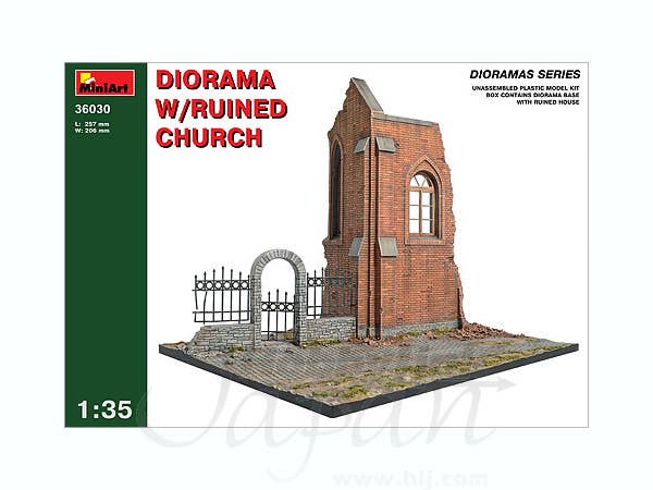 MiniArt Diorama w/Ruined Church (1/35) | 4820041101346