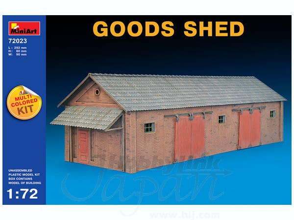 MiniArt 1/72 Goods Shed | 4820041102510
