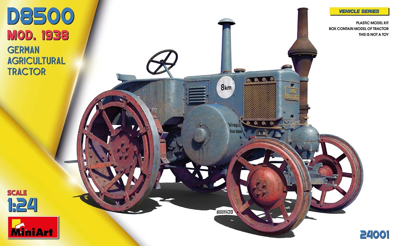 MiniArt 1/24 German Agricultural Tractor D8500 Mod. 1938 | 5905090346494
