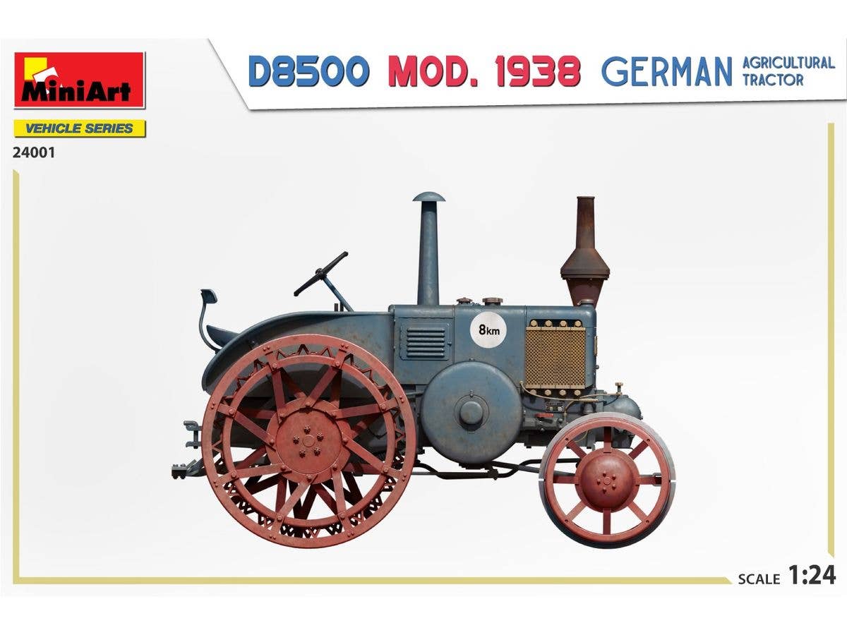 MiniArt 1/24 German Agricultural Tractor D8500 Mod. 1938 | 5905090346494
