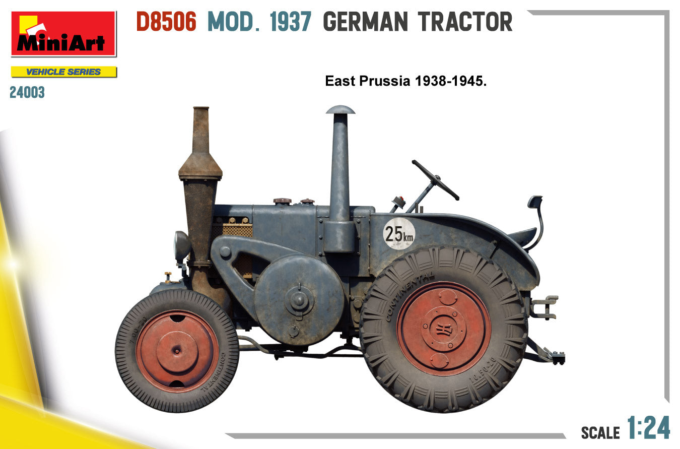 MiniArt 1/24 German Tractor D8506 Mod. 1937 | 5905090346500