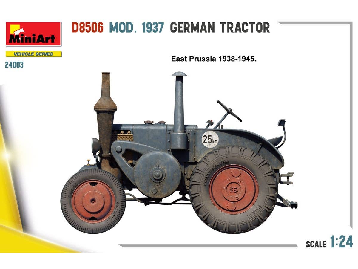 MiniArt 1/24 German Tractor D8506 Mod. 1937 | 5905090346500