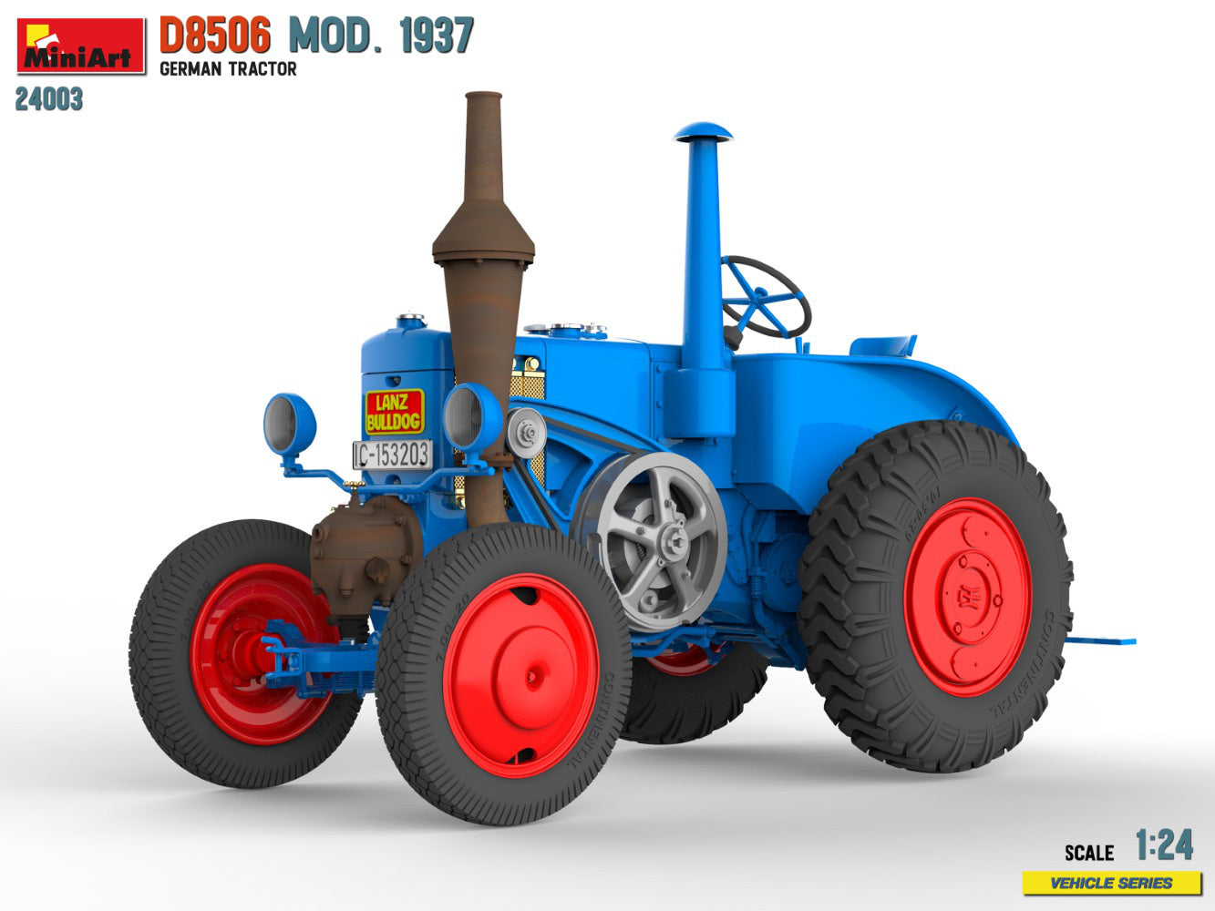 MiniArt 1/24 German Tractor D8506 Mod. 1937 | 5905090346500