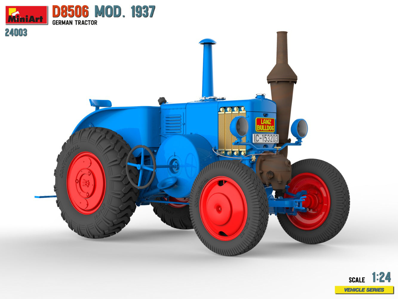 MiniArt 1/24 German Tractor D8506 Mod. 1937 | 5905090346500