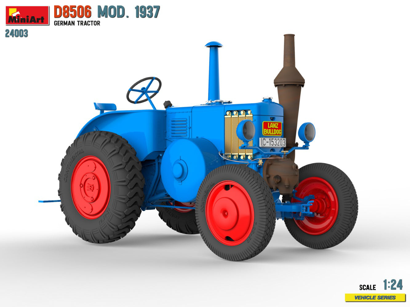 MiniArt 1/24 German Tractor D8506 Mod. 1937 | 5905090346500