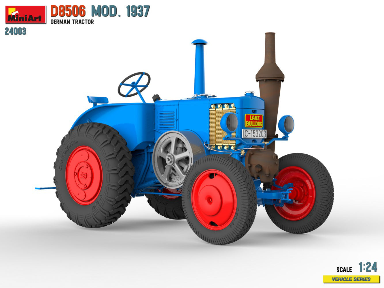 MiniArt 1/24 German Tractor D8506 Mod. 1937 | 5905090346500