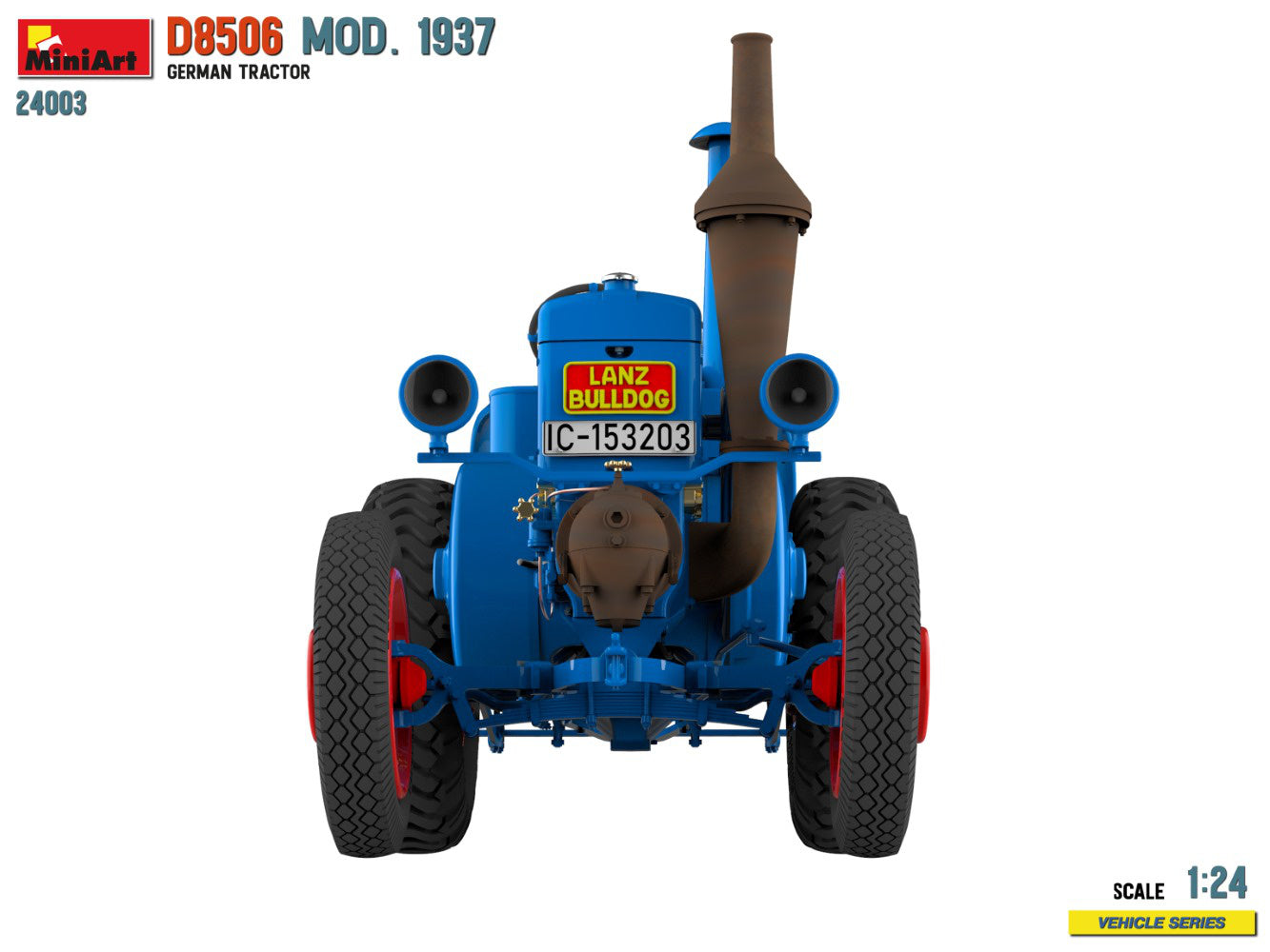 MiniArt 1/24 German Tractor D8506 Mod. 1937 | 5905090346500