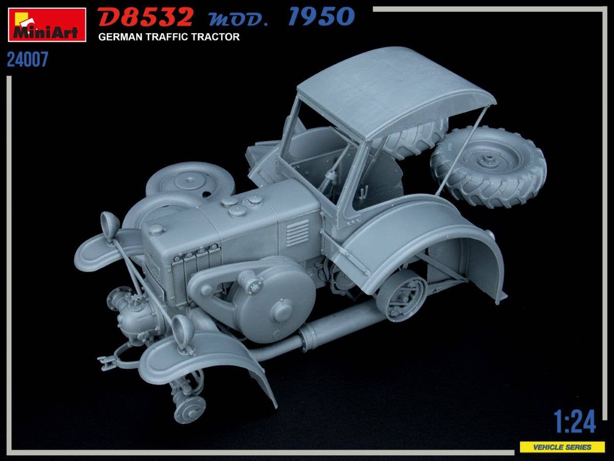 MiniArt 1/24 German Traffic Tractor D8532 Mod.1950 | 5905090346623
