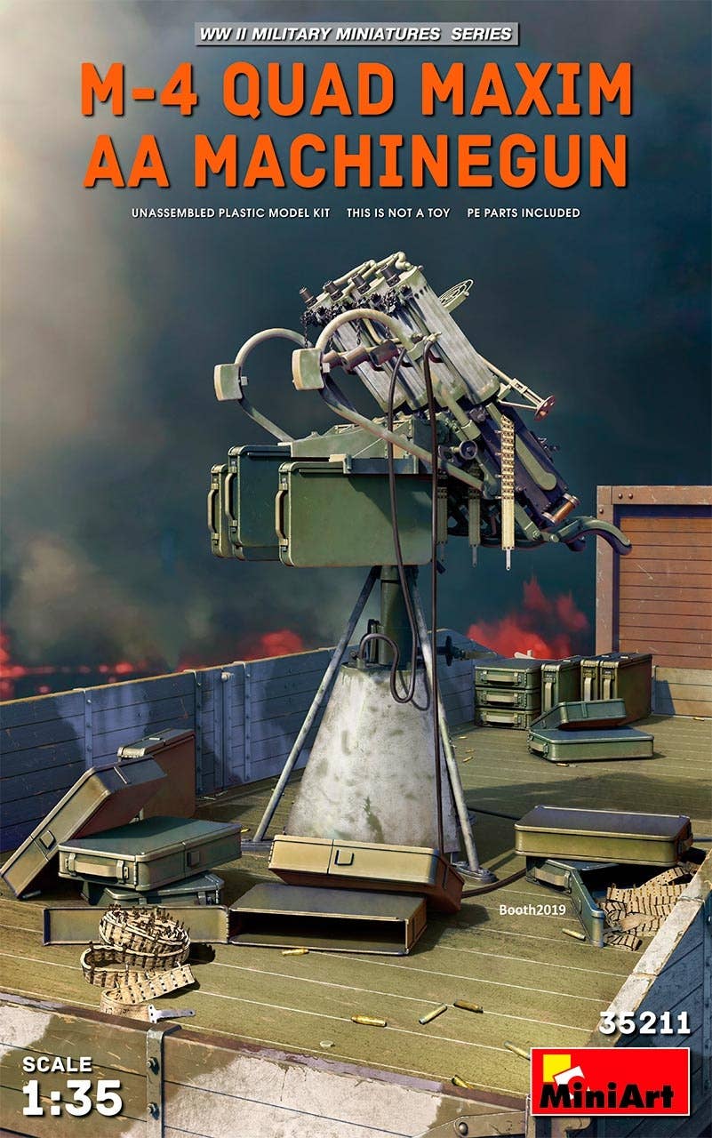 MiniArt 1/35 M-4 Quad Maxim AA Machinegun | 4820183312679