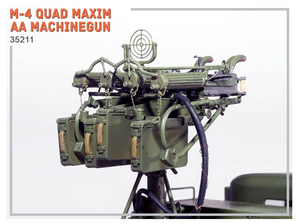 MiniArt 1/35 M-4 Quad Maxim AA Machinegun | 4820183312679