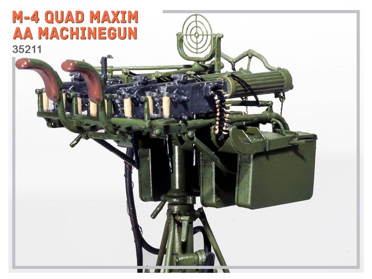 MiniArt 1/35 M-4 Quad Maxim AA Machinegun | 4820183312679