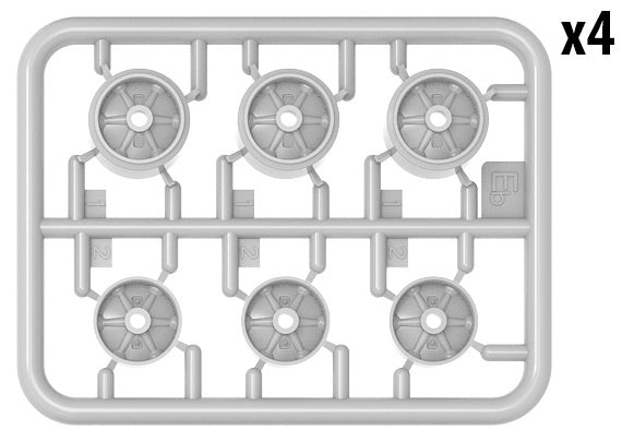 MiniArt M3/M4 Road Wheels Set Welded Type and Pressed Type | 4820183312839