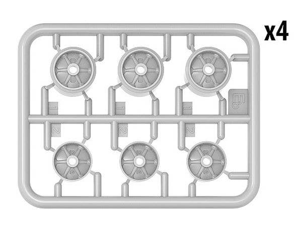 MiniArt M3/M4 Road Wheels Set Welded Type and Pressed Type | 4820183312839