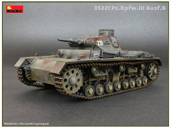 MiniArt 1/35 Pz.Kpfw.3 Ausf.B w/Crew | 4820183311450