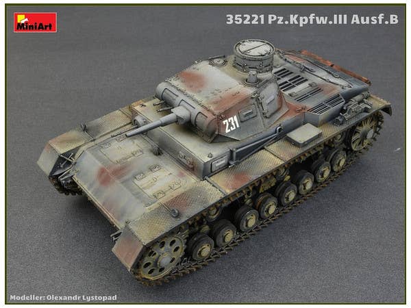 MiniArt 1/35 Pz.Kpfw.3 Ausf.B w/Crew | 4820183311450