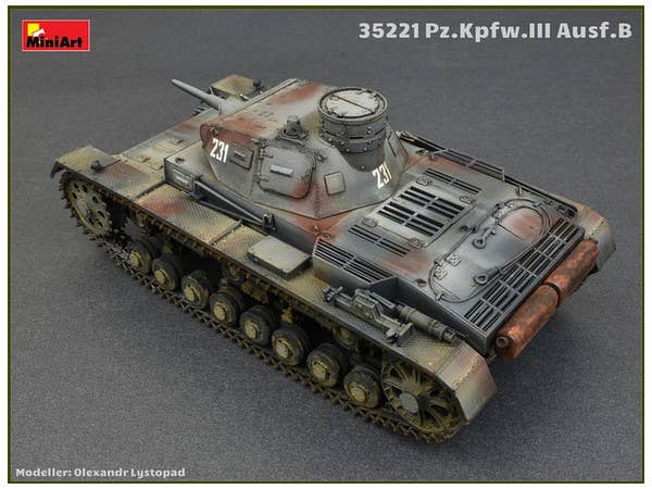 MiniArt 1/35 Pz.Kpfw.3 Ausf.B w/Crew | 4820183311450