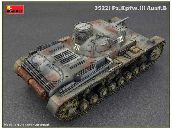 MiniArt 1/35 Pz.Kpfw.3 Ausf.B w/Crew | 4820183311450
