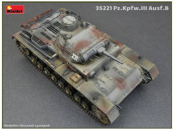 MiniArt 1/35 Pz.Kpfw.3 Ausf.B w/Crew | 4820183311450