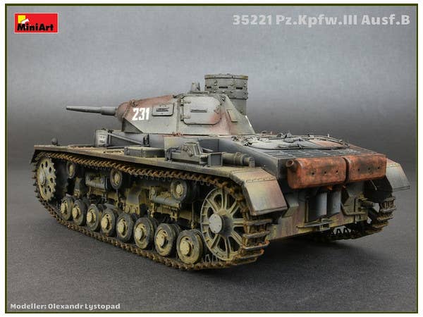 MiniArt 1/35 Pz.Kpfw.3 Ausf.B w/Crew | 4820183311450