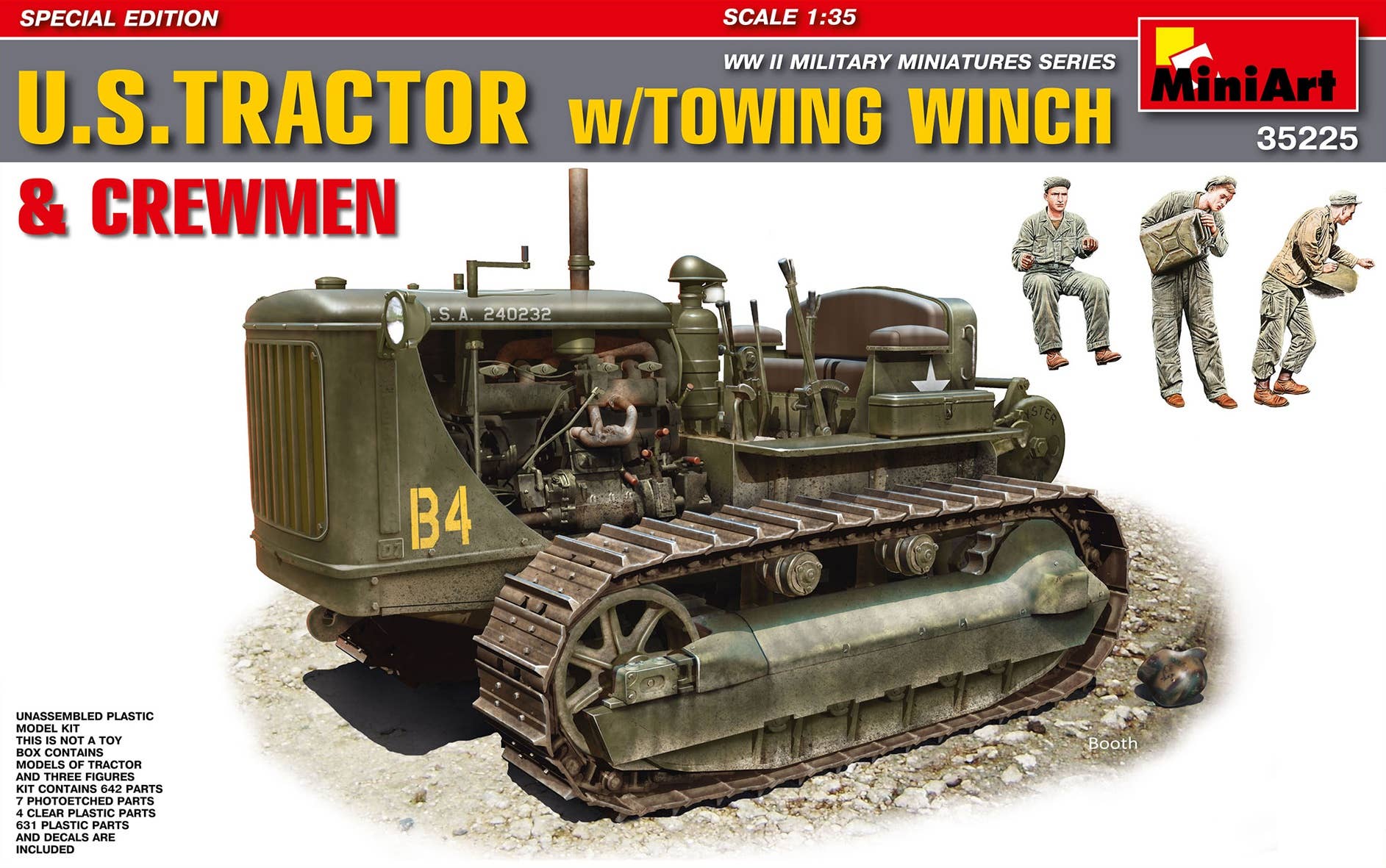 MiniArt U.S.Tractor w/Towing Winch & Crewmen.Special Edition (1/35) | 4820183310385