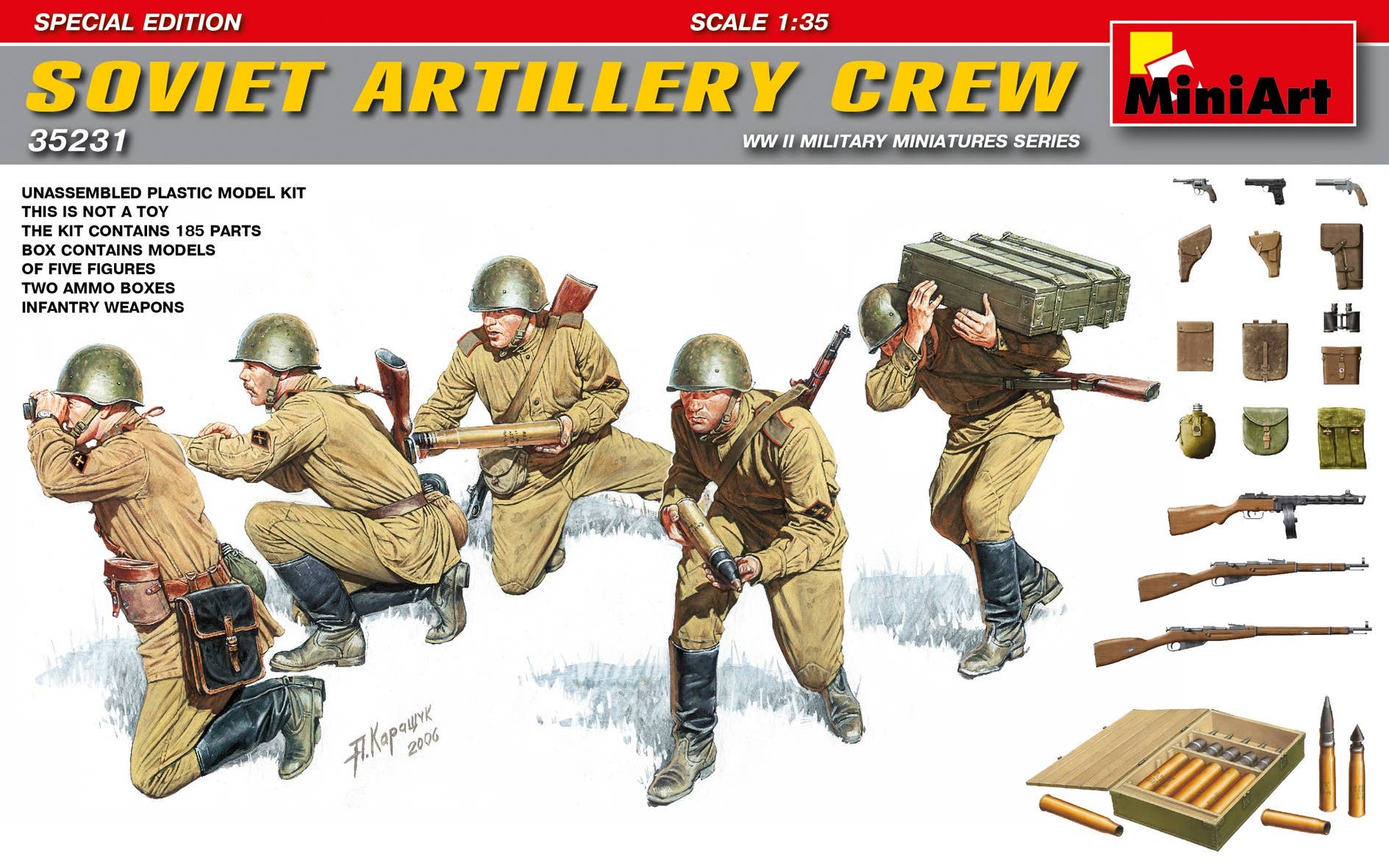 MiniArt 1/35 Soviet Artillery Crew.Special Edition | 4820183311054