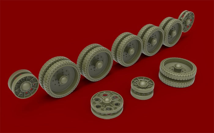 MiniArt T-34 Wheels Set. 1942 Series (1/35) | 4820183310750