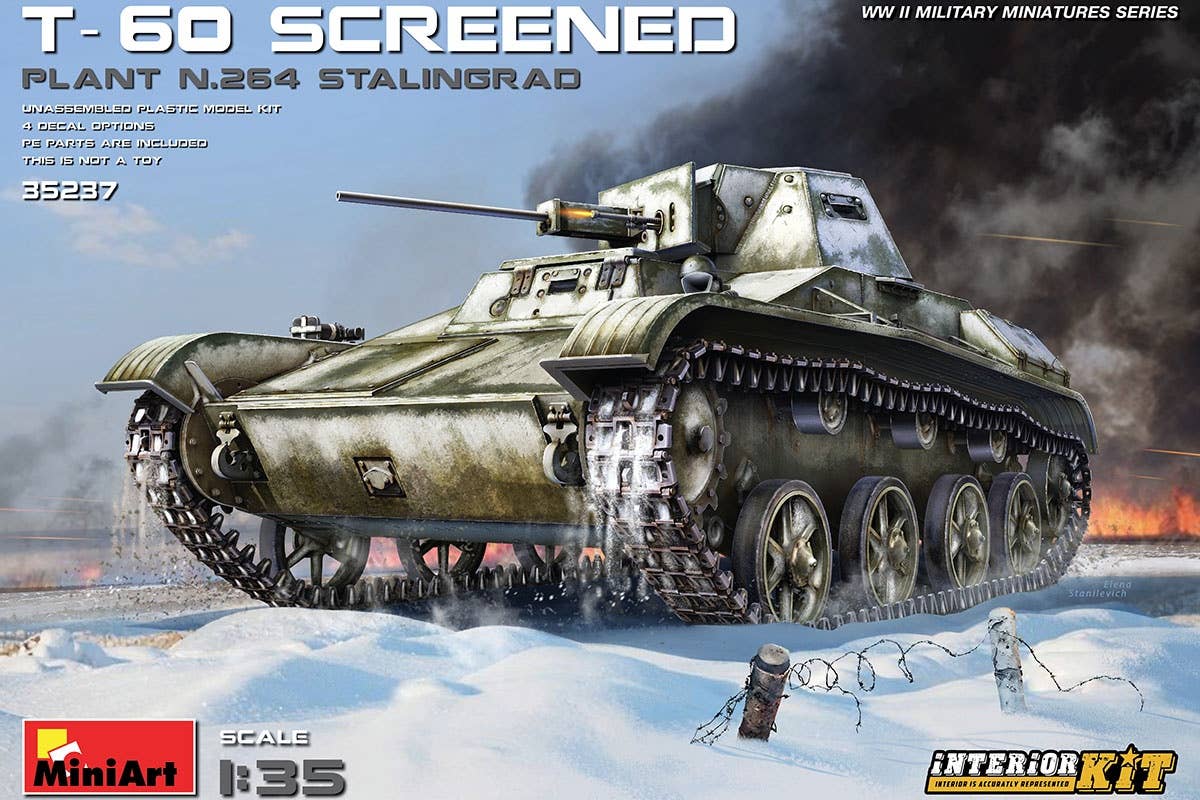 MiniArt T-60Screened(Pl. No.264,Stalingrad) Interior Kit | 4820183313102