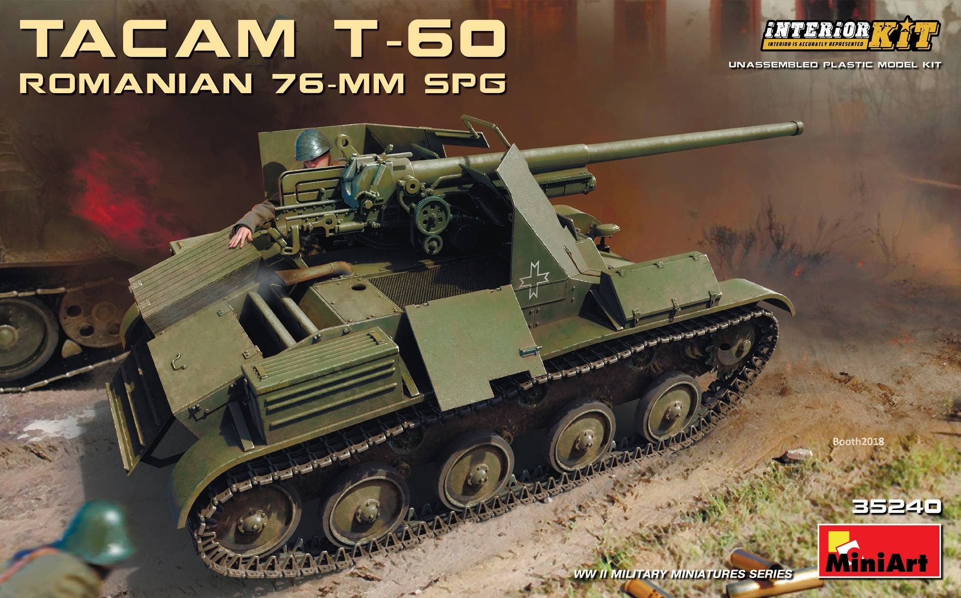 MiniArt 1/35 Romanian 76-mm SPG Tacam T-60 Interior Kit | 4820183312013