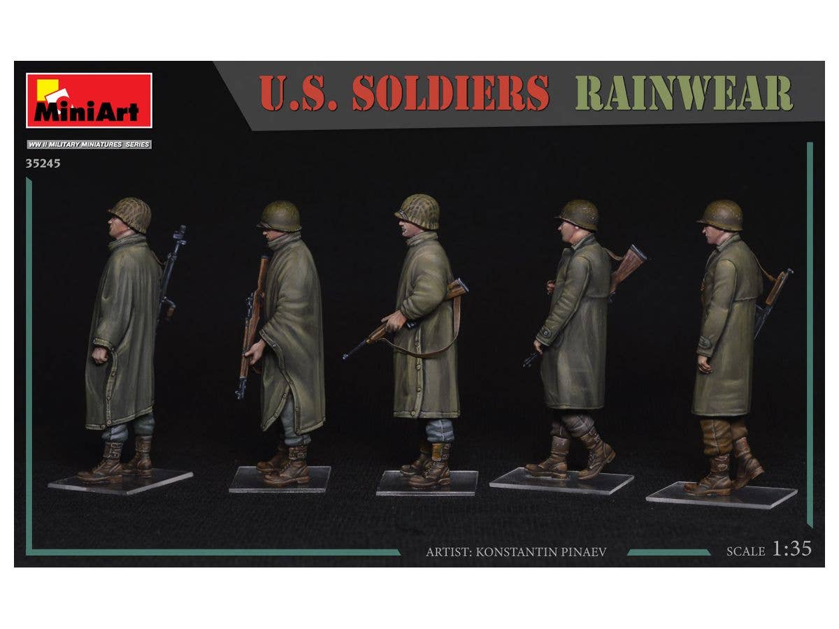 MiniArt 1/35 U.S. Soldiers Rainwear | 4820183314208