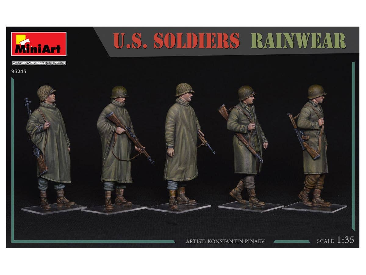 MiniArt 1/35 U.S. Soldiers Rainwear | 4820183314208