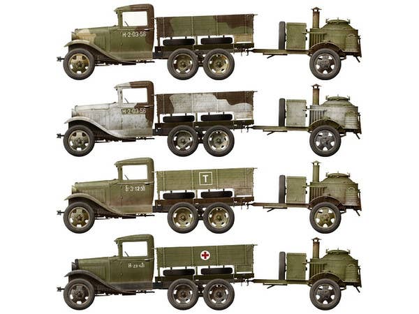 MiniArt Soviet 2 t Truck AAA Type w/Field Kitchen (1/35) | 4820183311122