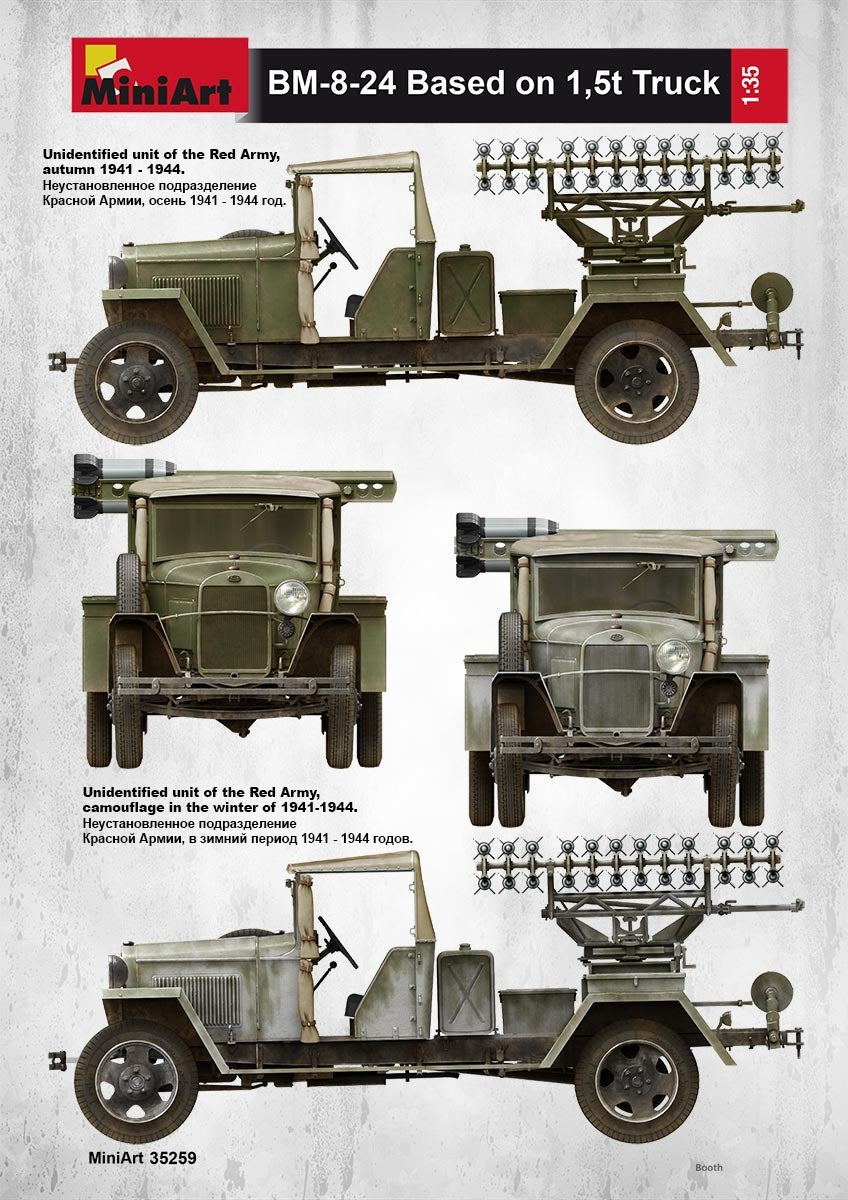 MiniArt BM-8-24 Based on 1,5t Truck (1/35) | 4820183312105