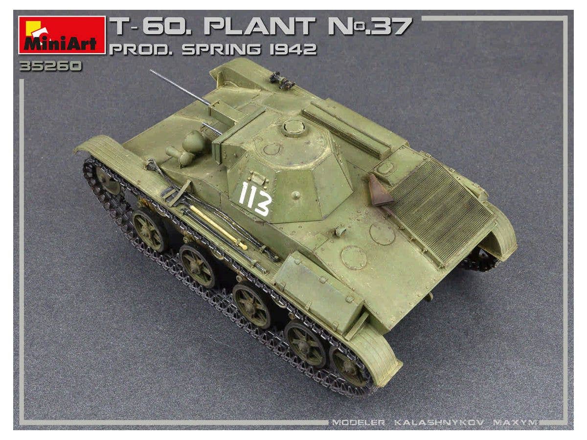 MiniArt 'T-60 (Plant .37) Prod.Spring 1942. Interior Kit' | 4820183312181