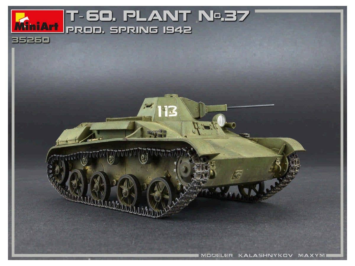 MiniArt 'T-60 (Plant .37) Prod.Spring 1942. Interior Kit' | 4820183312181