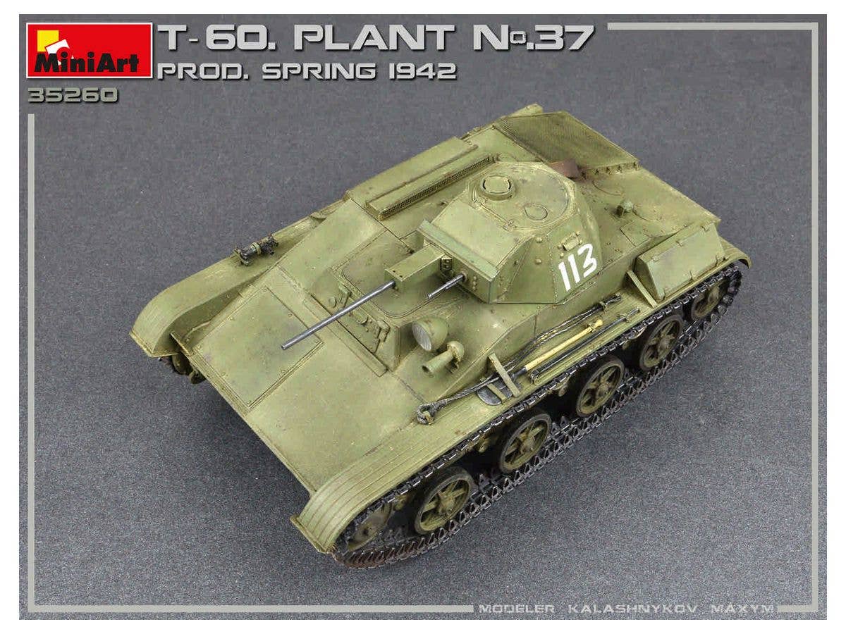 MiniArt 'T-60 (Plant .37) Prod.Spring 1942. Interior Kit' | 4820183312181