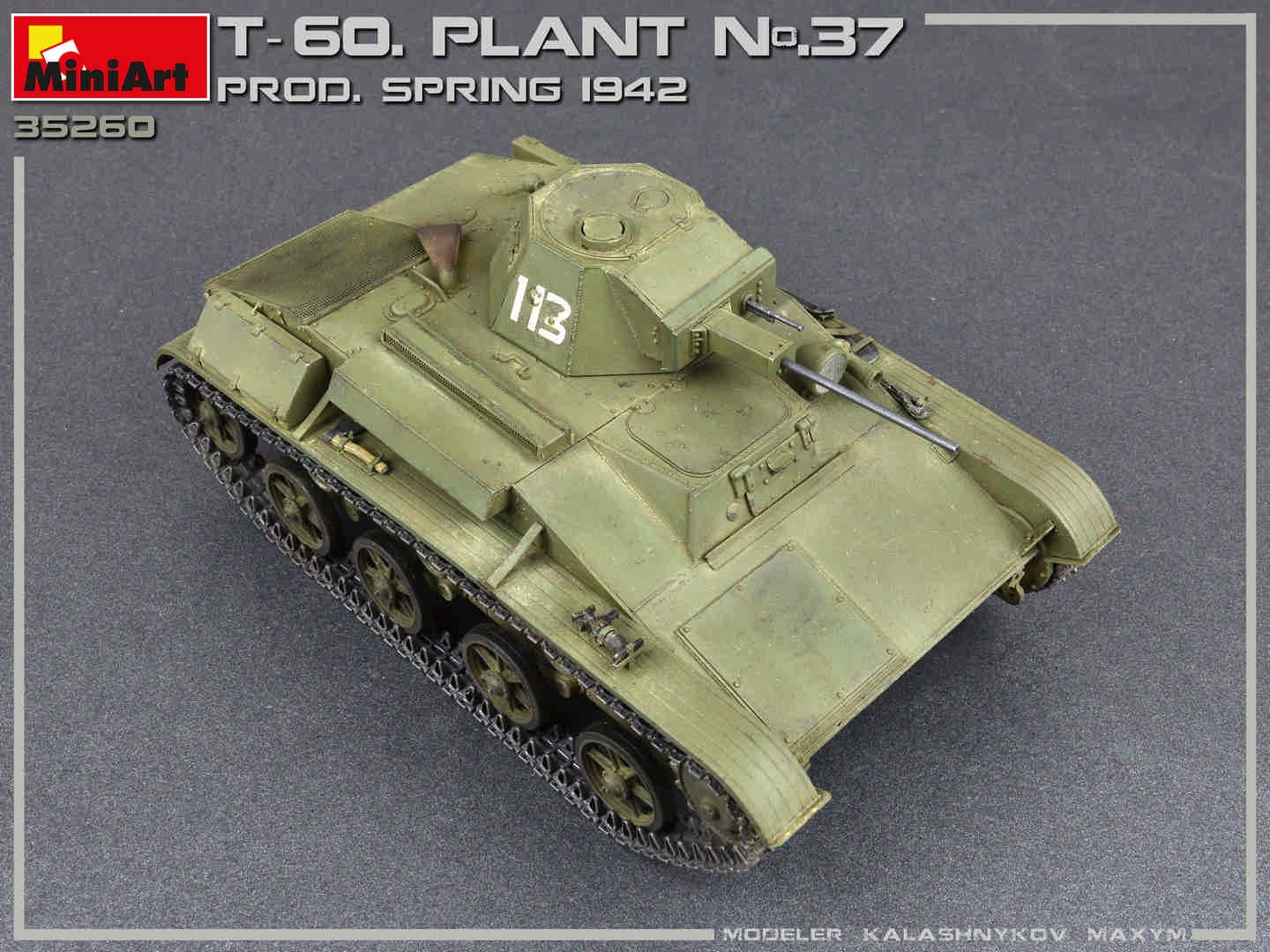 MiniArt 'T-60 (Plant .37) Prod.Spring 1942. Interior Kit' | 4820183312181