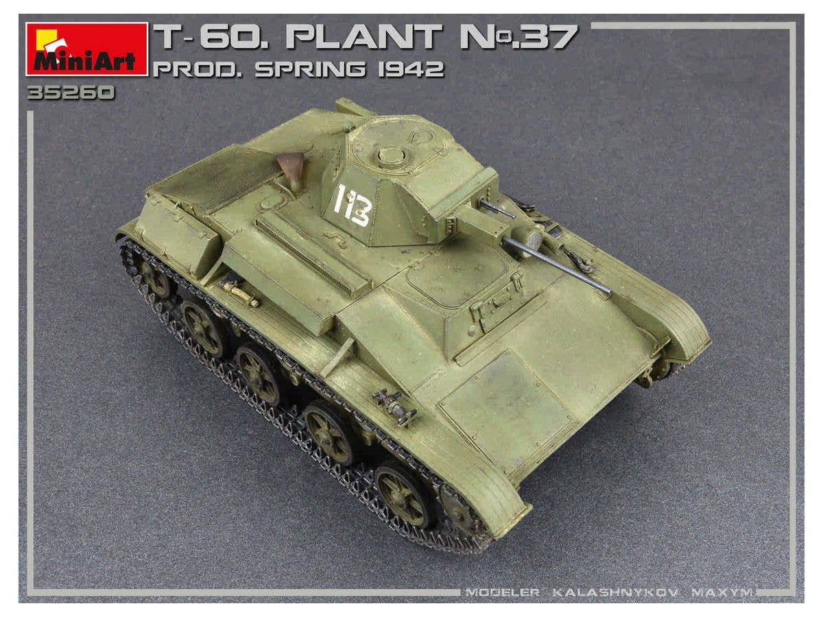 MiniArt 'T-60 (Plant .37) Prod.Spring 1942. Interior Kit' | 4820183312181