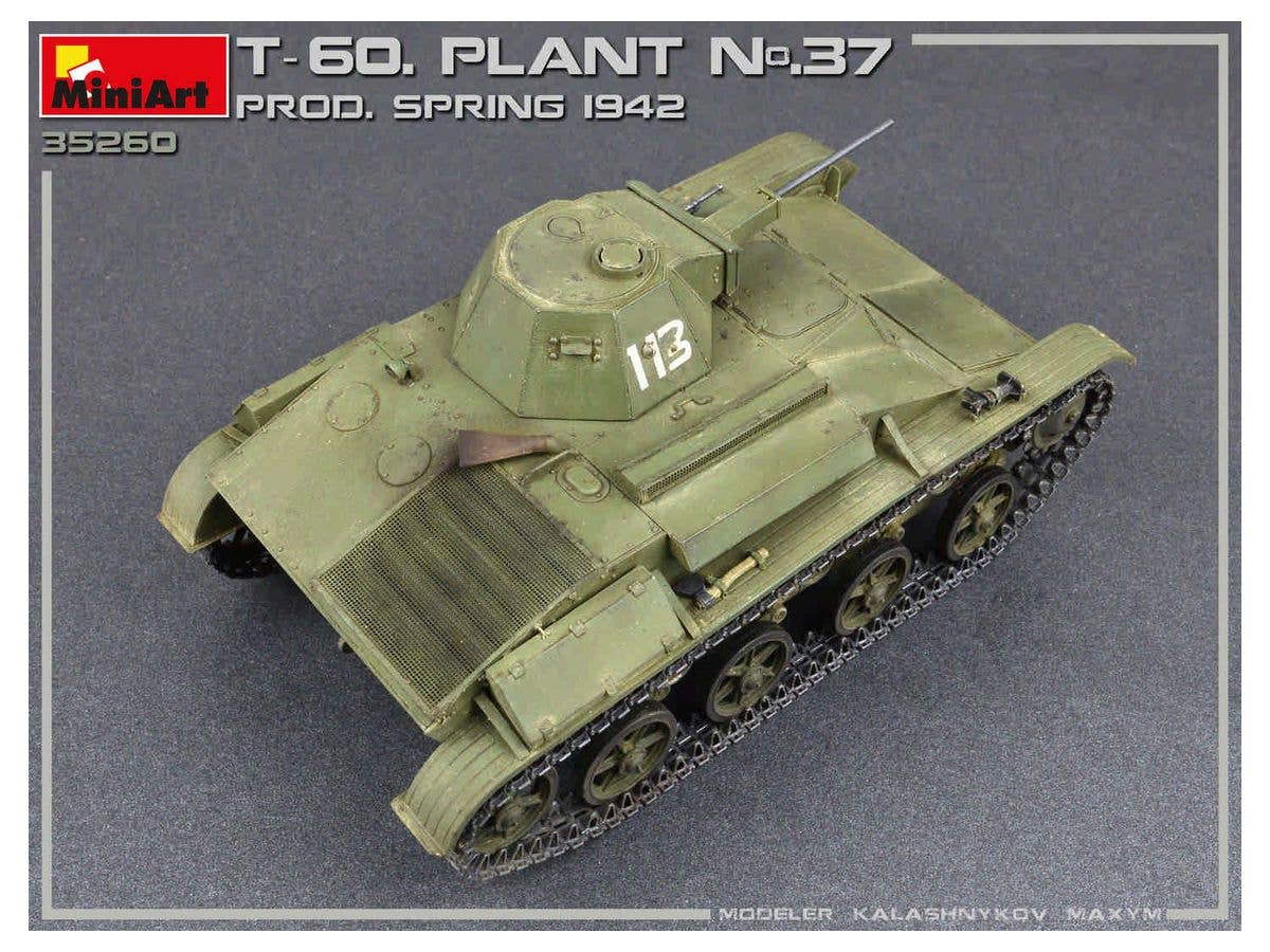 MiniArt 'T-60 (Plant .37) Prod.Spring 1942. Interior Kit' | 4820183312181