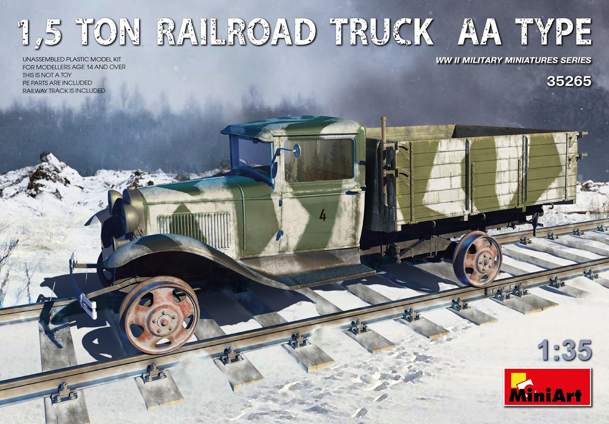 MiniArt 1,5 Ton Railroad Truck AA Type (1/35) | 4820183311597