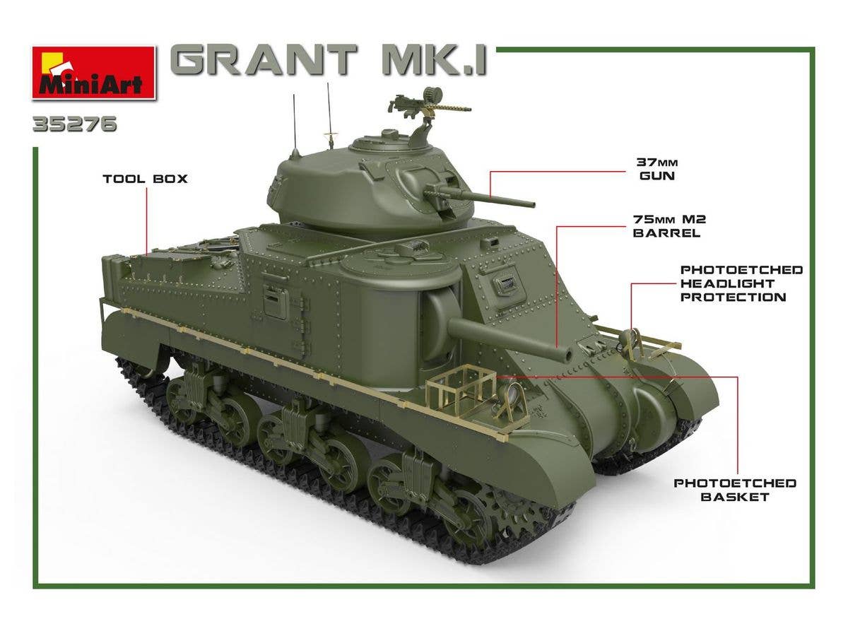 MiniArt 1/35 Grant Mk.I | 4820183312433