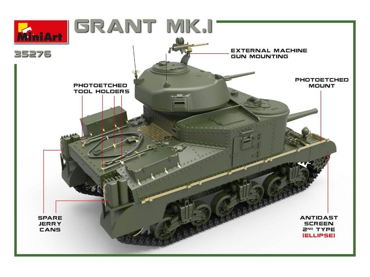 MiniArt 1/35 Grant Mk.I | 4820183312433