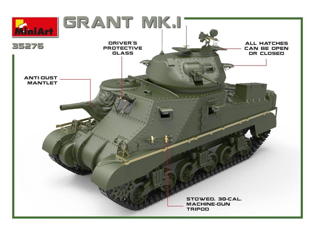 MiniArt 1/35 Grant Mk.I | 4820183312433