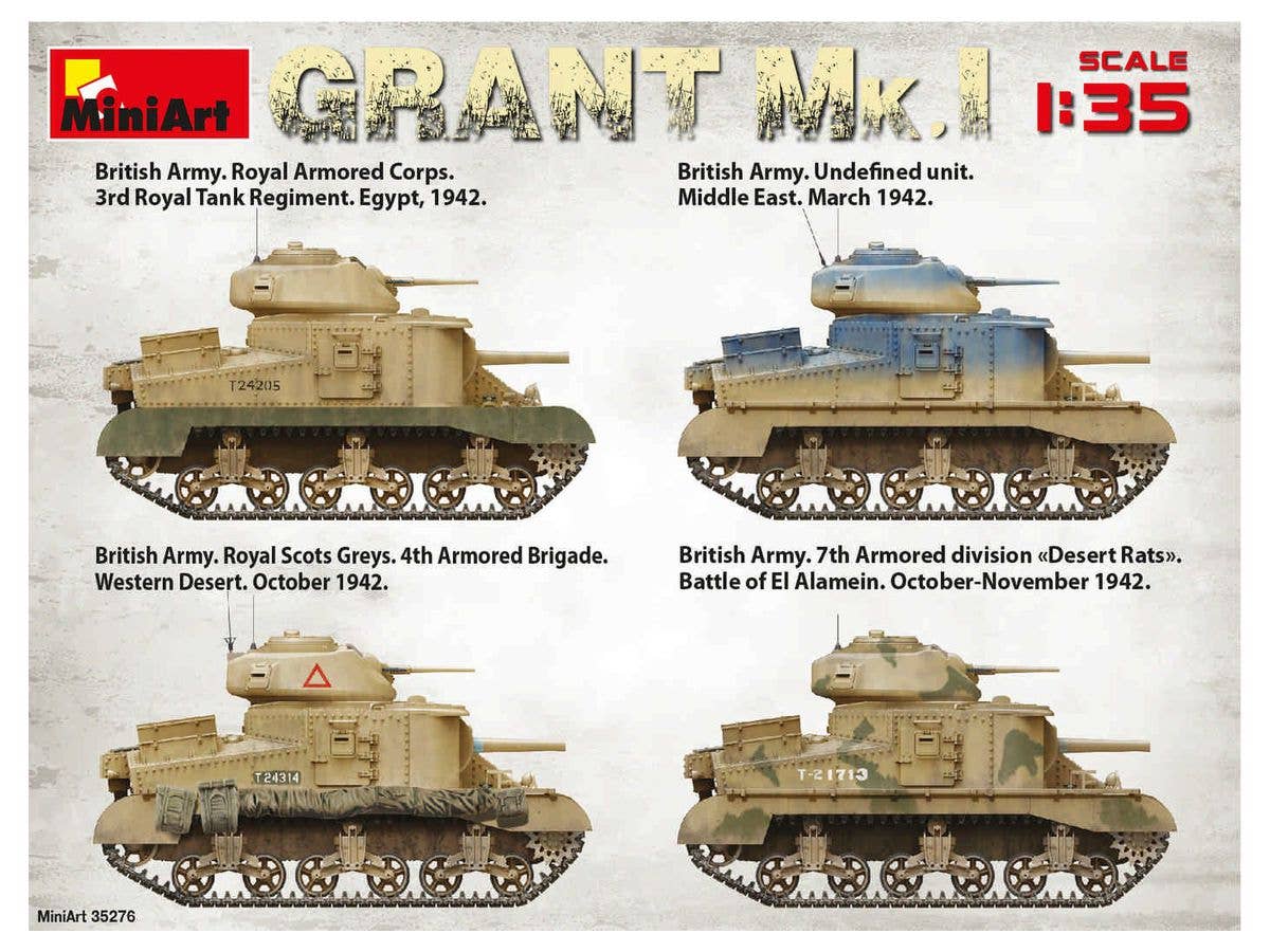 MiniArt 1/35 Grant Mk.I | 4820183312433