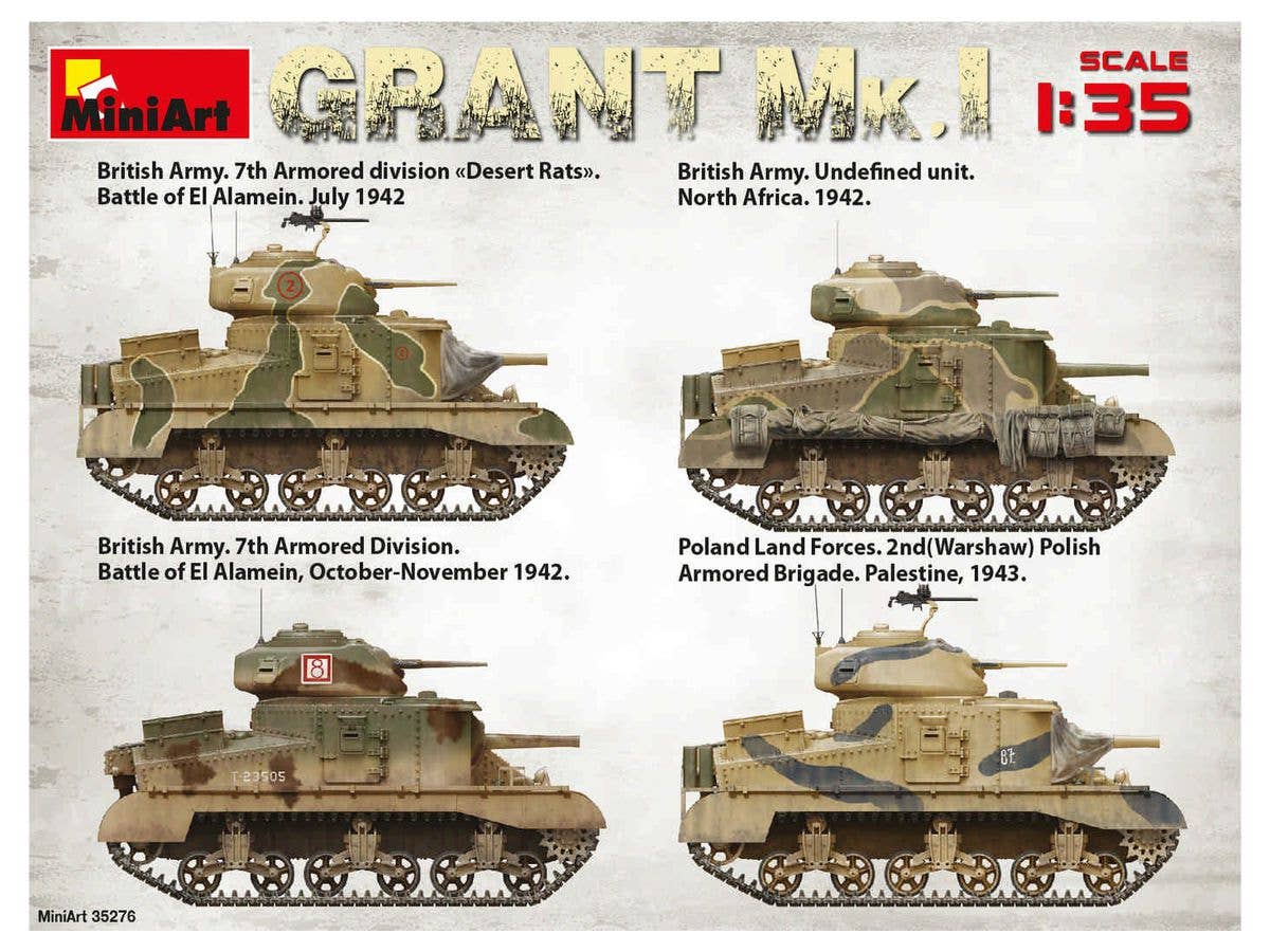 MiniArt 1/35 Grant Mk.I | 4820183312433
